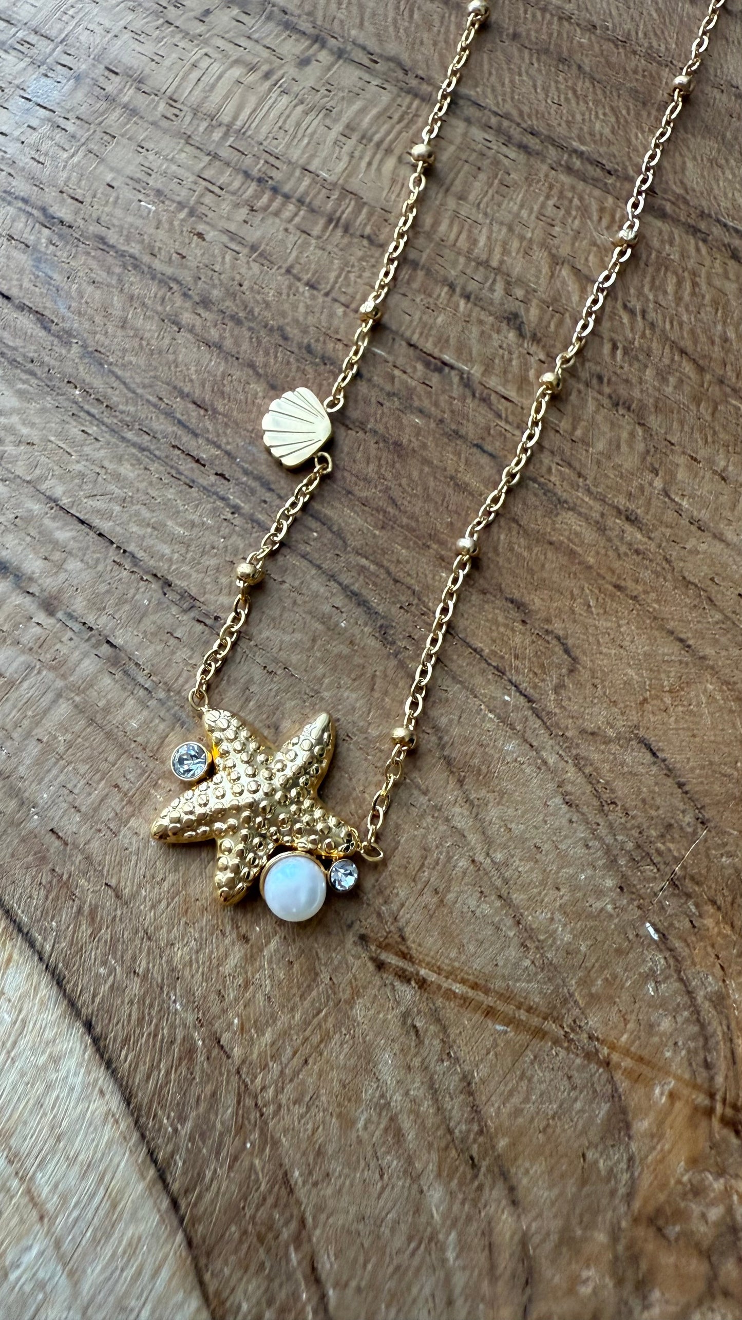 Collier Pearl Star