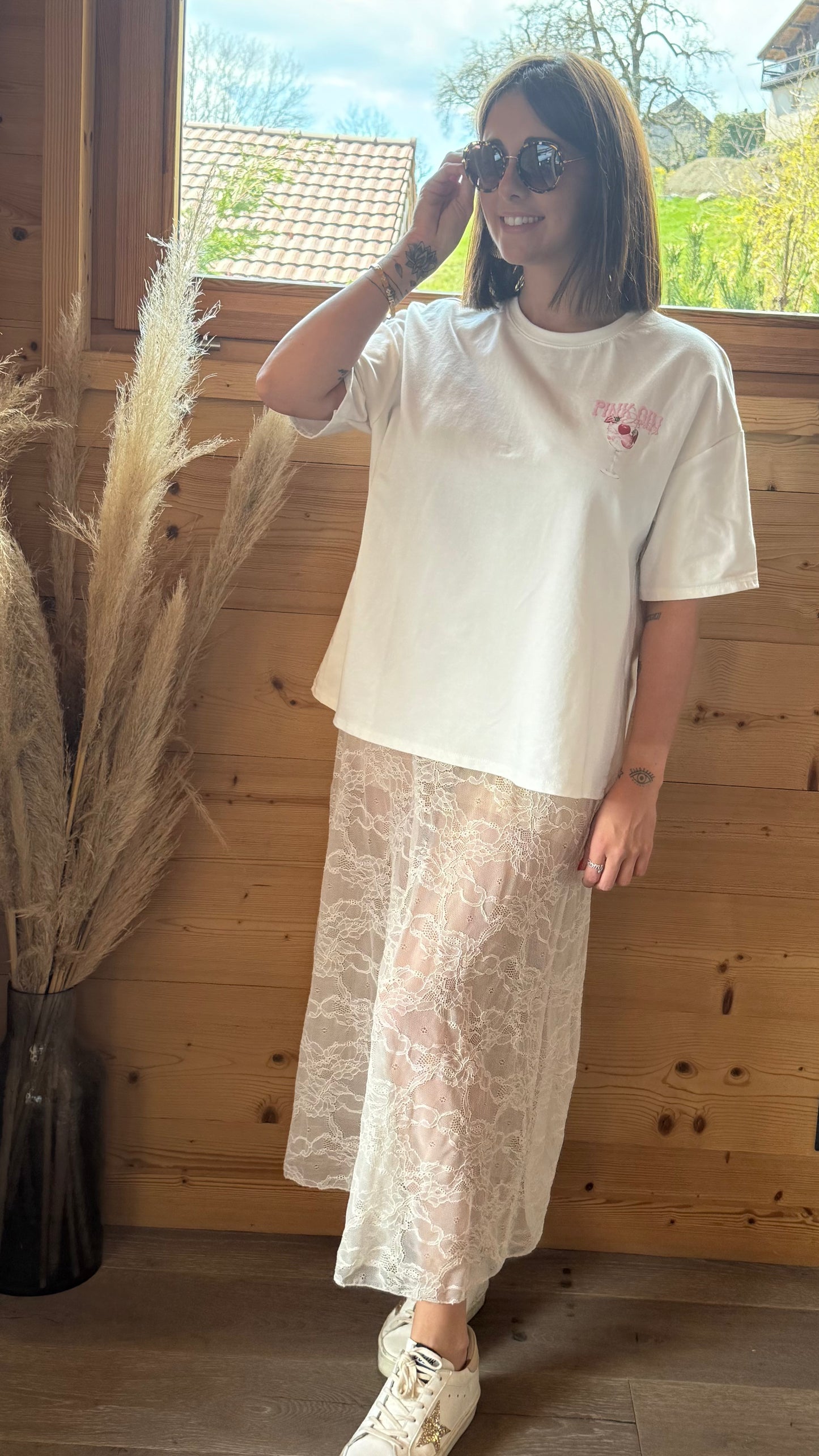T-shirt Pink Gin