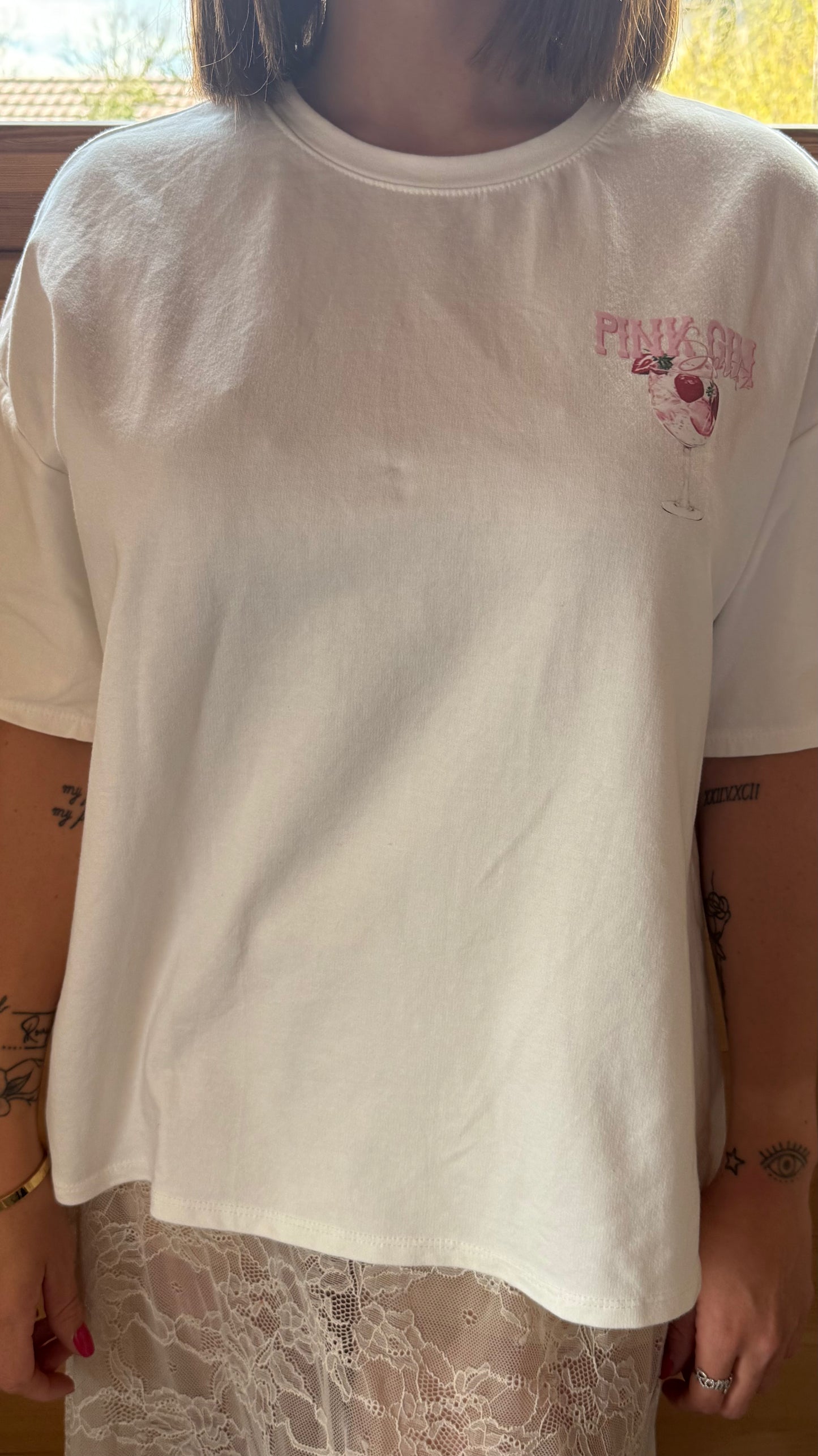 T-shirt Pink Gin