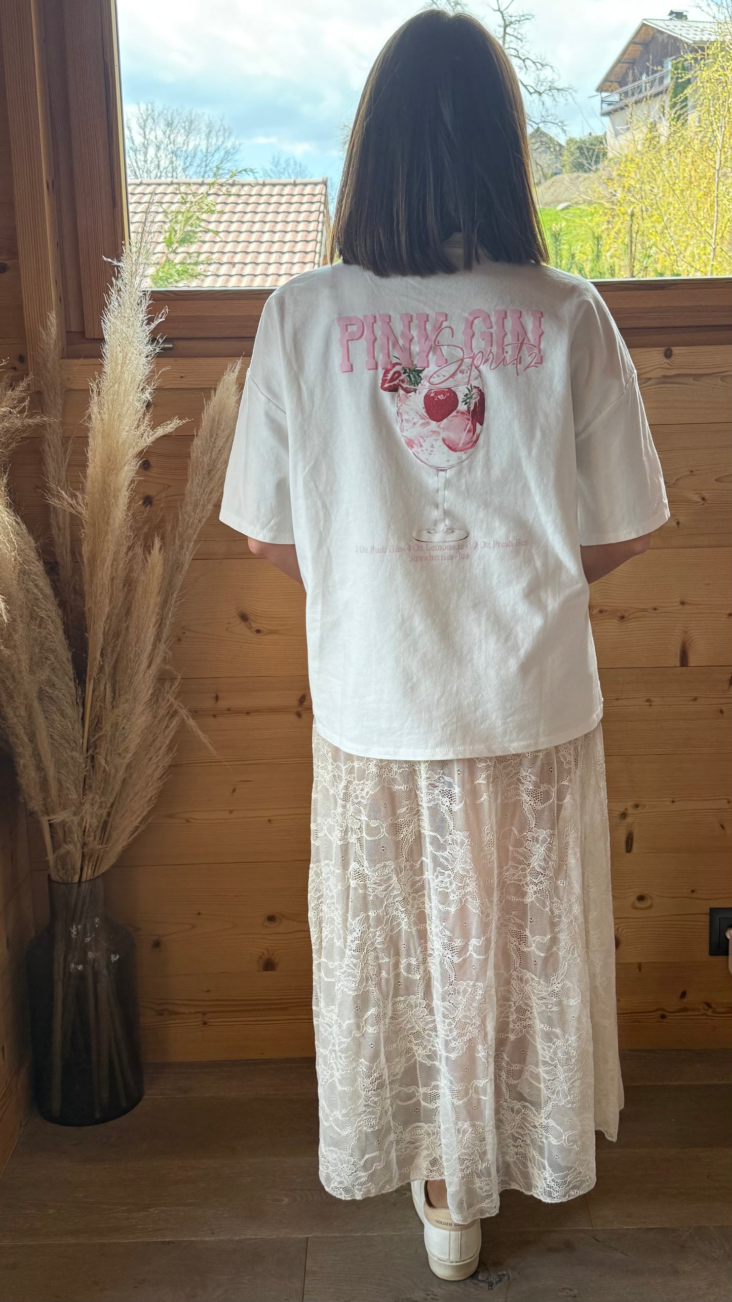 T-shirt Pink Gin