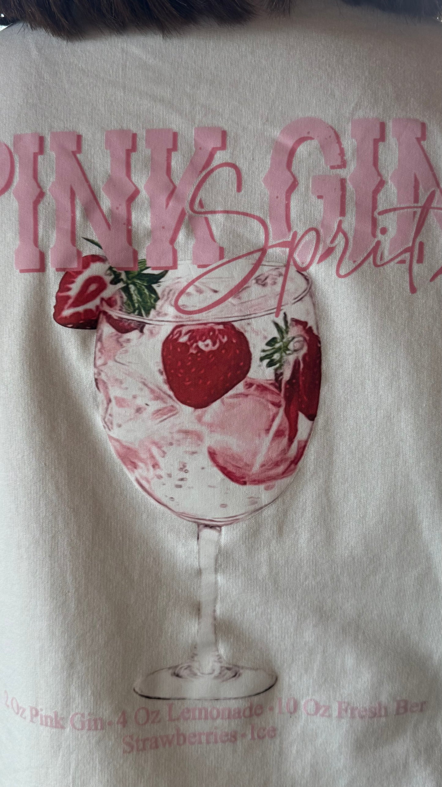 T-shirt Pink Gin